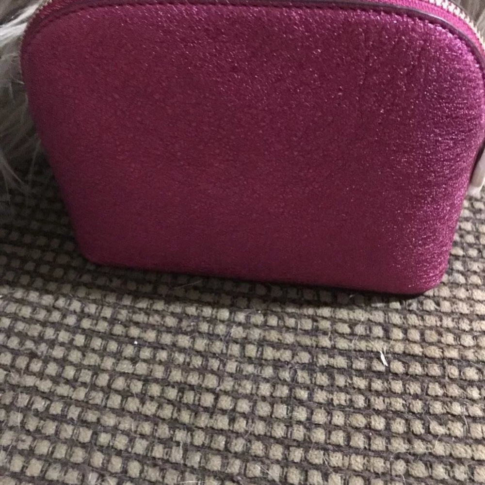 2 MK POUCHES & 1card holder Ulta Pink $240 BNWT - Picture 7 of 8